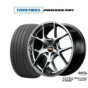 サマータイヤ ホイール4本セット MID RMP 025F トーヨータイヤ プロクセス PROXES FD1  225/55R19｜カーポートマルゼン