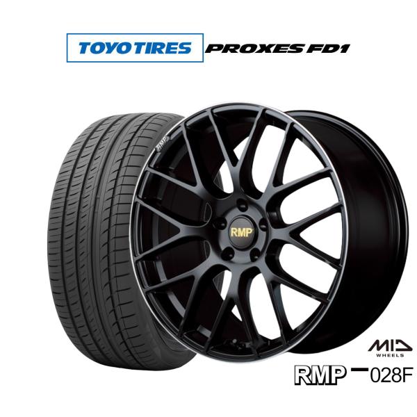 サマータイヤ ホイール4本セット MID RMP 028F トーヨータイヤ プロクセス PROXES...