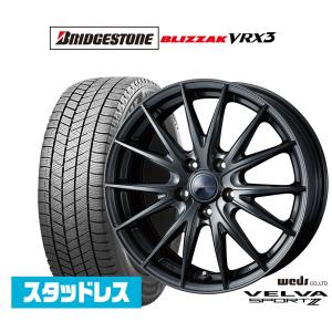 【2021年製】スタッドレスタイヤ ホイール4本セット ウェッズ ヴェルヴァ SPORT2 (スポルト2) ブリヂストン BLIZZAK ブリザック VRX3 235/40R18｜carport-maluzen