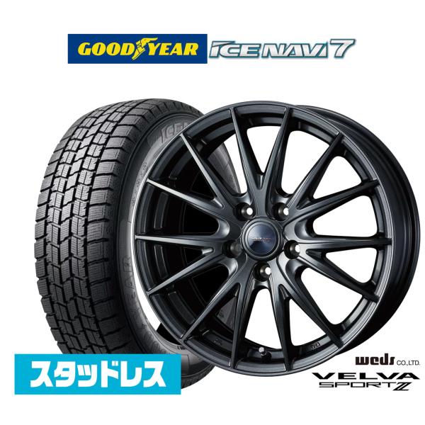【2025年製】スタッドレスタイヤ ホイール4本セット ウェッズ ヴェルヴァ SPORT2 (スポル...