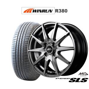 サマータイヤ ホイール4本セット MID シュナイダー SLS WINRUN ウインラン R380 165/65R14｜carport-maluzen