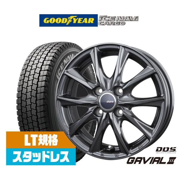 【2025年製】スタッドレスタイヤ ホイール4本セット BADX D,O,S(DOS) ガビアルII...