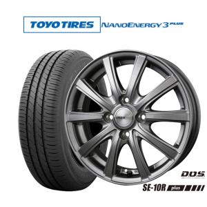 サマータイヤ ホイール4本セット BADX D,O,S(DOS) SE-10R plus トーヨータイヤ NANOENERGY ナノエナジー 3プラス  165/70R14｜carport-maluzen