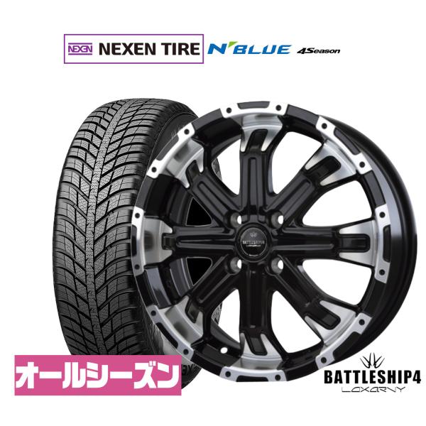 サマータイヤ ホイール4本セット BADX ロクサーニ バトルシップ4 NEXEN ネクセン N b...