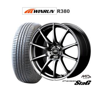 サマータイヤ ホイール4本セット MID シュナイダー スタッグ WINRUN ウインラン R380 185/60R15