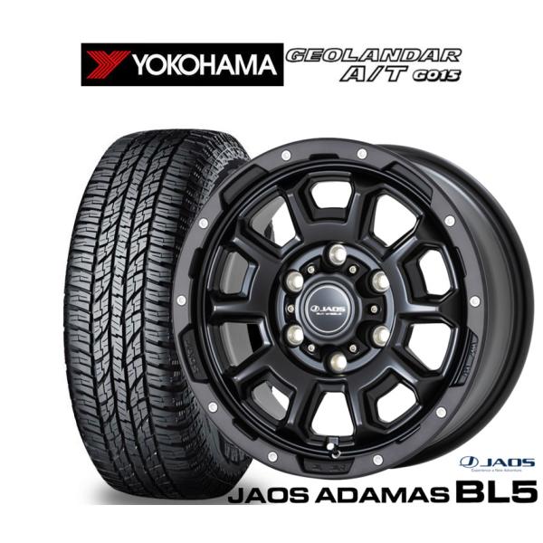 オフロードタイヤ ホイール4本セット JAOS ジャオス アダマス BL5 ヨコハマ GEOLAND...