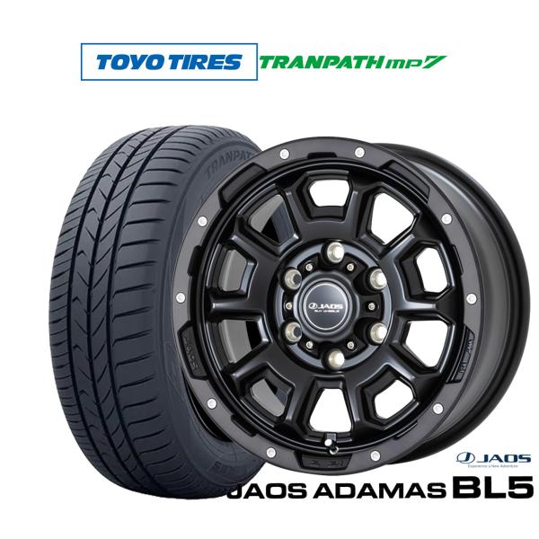 サマータイヤ ホイール4本セット JAOS ジャオス アダマス BL5 トーヨータイヤ トランパス ...