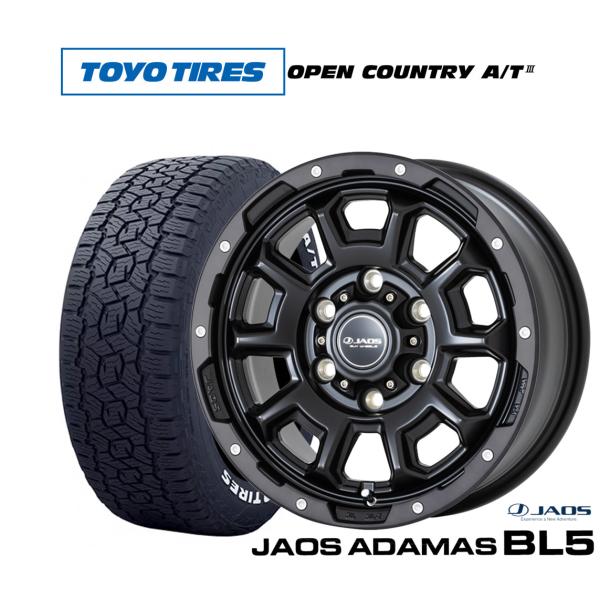 オフロードタイヤ ホイール4本セット JAOS ジャオス アダマス BL5 トーヨータイヤ OPEN...