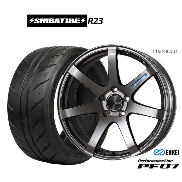 サマータイヤ ホイール4本セット エンケイ PF07 SHIBATIRE シバタイヤ 280 (R2...