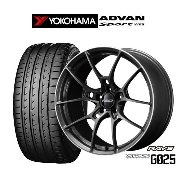 サマータイヤ ホイール4本セット レイズ ボルクレーシング G025 ヨコハマ ADVAN Spor...