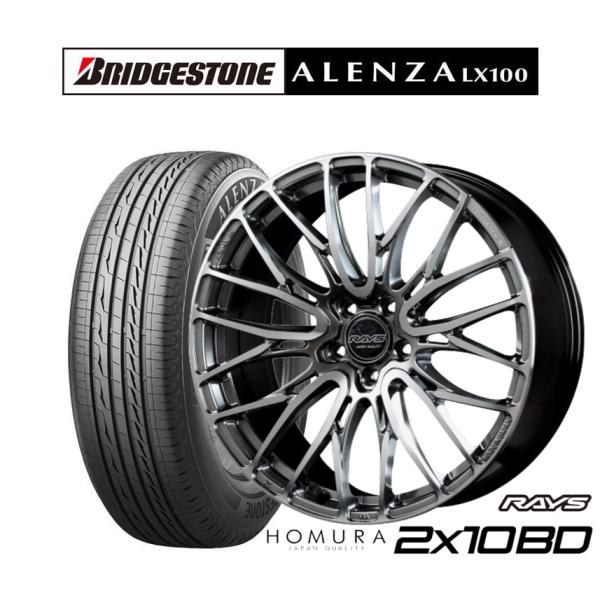 サマータイヤ ホイール4本セット レイズ HOMURA ホムラ 2×10 BD ブリヂストン ALE...