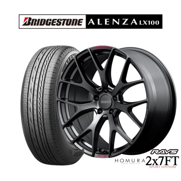 サマータイヤ ホイール4本セット レイズ HOMURA ホムラ 2×7 FT SPORT EDITI...