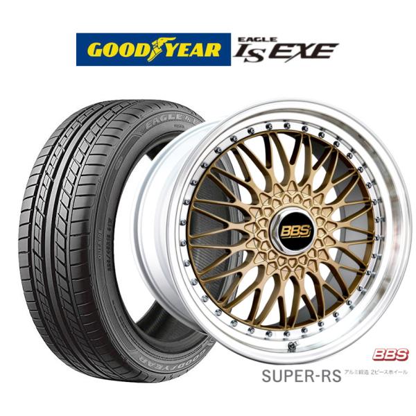 サマータイヤ ホイール4本セット BBS JAPAN SUPER-RS グッドイヤー イーグル LS...