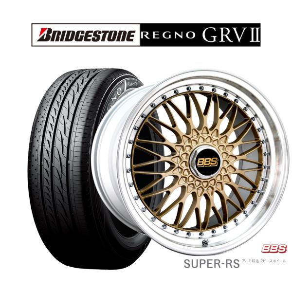 サマータイヤ ホイール4本セット BBS JAPAN SUPER-RS ブリヂストン REGNO レ...