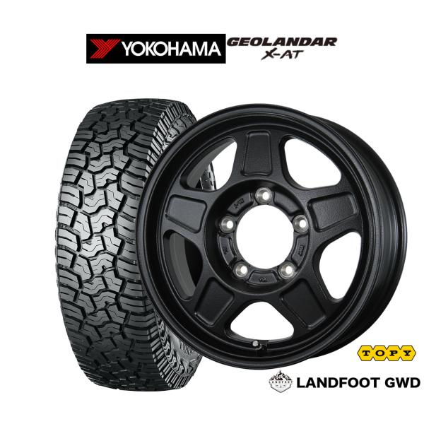 サマータイヤ ホイール4本セット トピー ランドフット GWD ヨコハマ GEOLANDAR ジオラ...