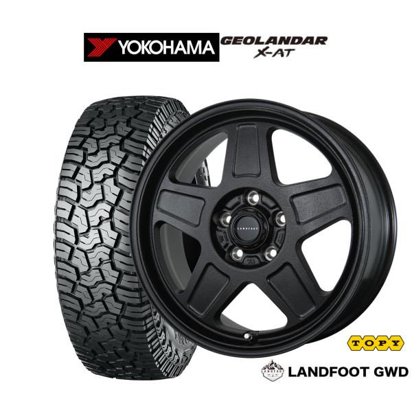 サマータイヤ ホイール4本セット トピー ランドフット GWD ヨコハマ GEOLANDAR ジオラ...