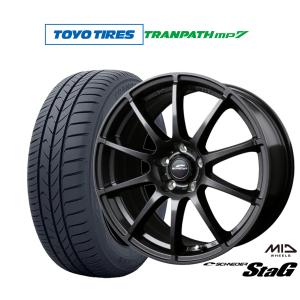 サマータイヤ ホイール4本セット MID シュナイダー スタッグ トーヨータイヤ トランパス mp7  215/60R16