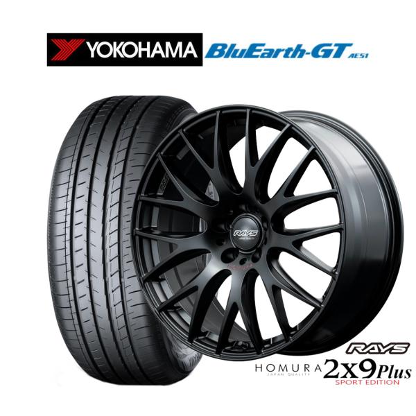 サマータイヤ ホイール4本セット レイズ HOMURA ホムラ 2×9 Plus SPORT EDI...