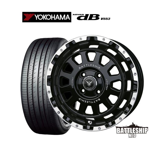 サマータイヤ ホイール4本セット BADX ロクサーニ バトルシップ NEO(ネオ)(4-100) ...