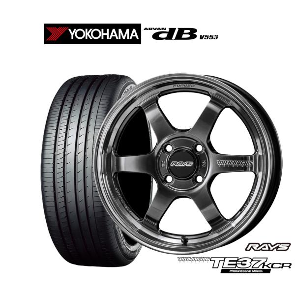 サマータイヤ ホイール4本セット レイズ ボルクレーシング TE37 KCR PROGRESSIVE...