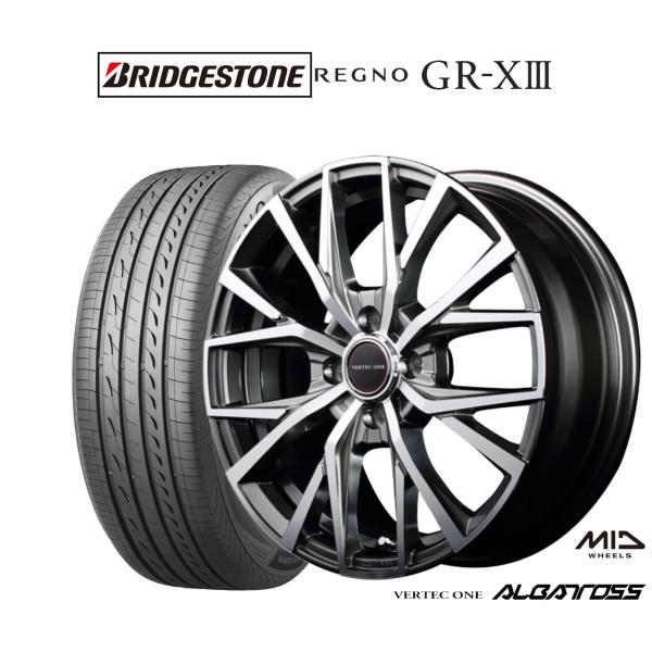サマータイヤ ホイール4本セット MID ヴァーテック ワン アルバトロス ブリヂストン REGNO...