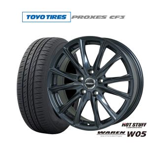 サマータイヤ ホイール4本セット ホットスタッフ ヴァーレン W05 トーヨータイヤ プロクセス PROXES CF3 205/50R17｜carport-maluzen