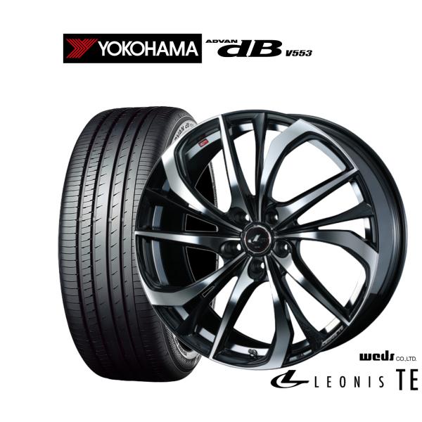 サマータイヤ ホイール4本セット ウェッズ レオニス TE ヨコハマ ADVAN アドバン dB(V...