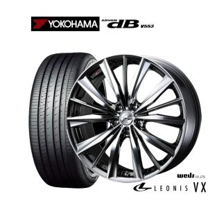 サマータイヤ ホイール4本セット ウェッズ レオニス VX ヨコハマ ADVAN アドバン dB(V553) 225/60R18