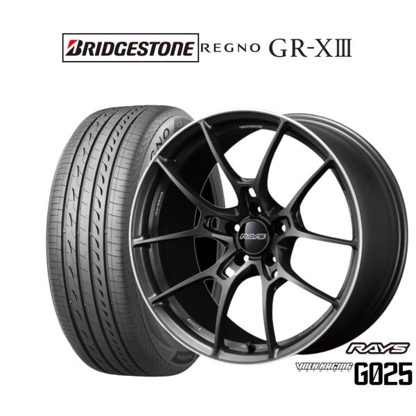 サマータイヤ ホイール4本セット レイズ ボルクレーシング G025 ブリヂストン REGNO レグ...