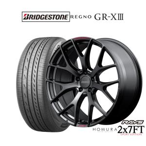 サマータイヤ ホイール4本セット レイズ HOMURA ホムラ 2×7 FT SPORT EDITION ブリヂストン REGNO レグノ GR-XIII(GR-X3) 225/55R18