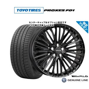 【マルゼン限定】サマータイヤ ホイール4本セット WALD ヴァルド ジェニュインライン F-001 Limited Black トーヨータイヤ プロクセス PROXES FD1  245/40R21｜carport-maluzen