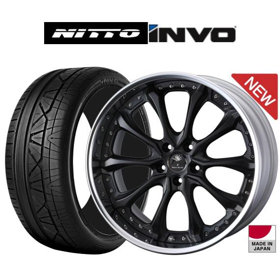 サマータイヤ ホイール4本セット ウェッズ クレンツェ ヴェルサム NITTO INVO  225/...