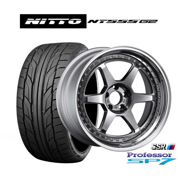 サマータイヤ ホイール4本セット タナベ SSR プロフェッサー SP7 NITTO NT555 G...