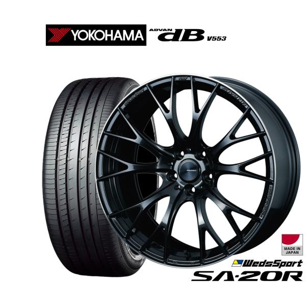 サマータイヤ ホイール4本セット ウェッズ ウェッズスポーツ SA-20R ヨコハマ ADVAN ア...