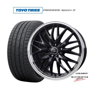 サマータイヤ ホイール4本セット BADX ロクサーニ マルチフォルケッタ２ SP-SPECTOR トーヨータイヤ プロクセス PROXES スポーツ2  235/50R19｜carport-maluzen