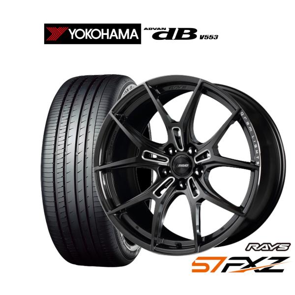 サマータイヤ ホイール4本セット レイズ グラムライツ 57 FXZ ヨコハマ ADVAN dB(V...