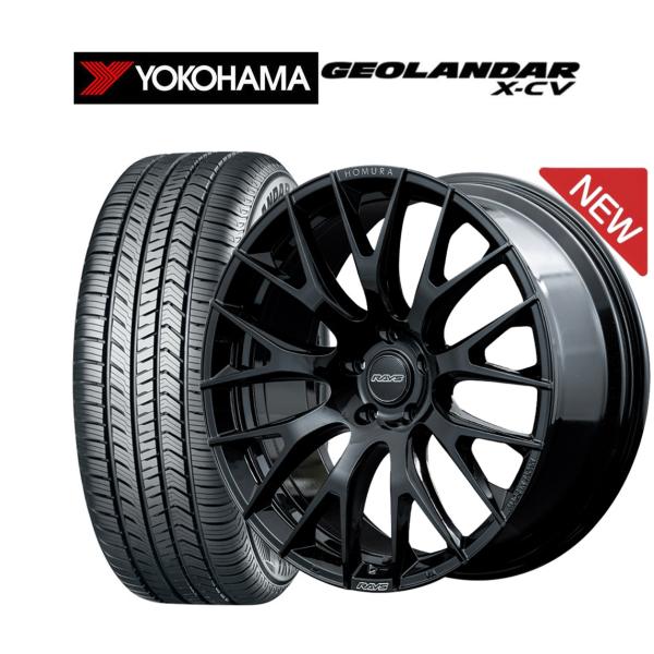 サマータイヤ ホイール4本セット レイズ HOMURA ホムラ 2×9 R ヨコハマ GEOLAND...