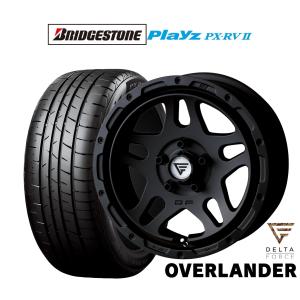 サマータイヤ ホイール4本セット FORCE デルタフォース OVERLANDER(オーバーランダー) ブリヂストン PLAYZ プレイズ PX-RVII 215/60R16｜carport-maluzen