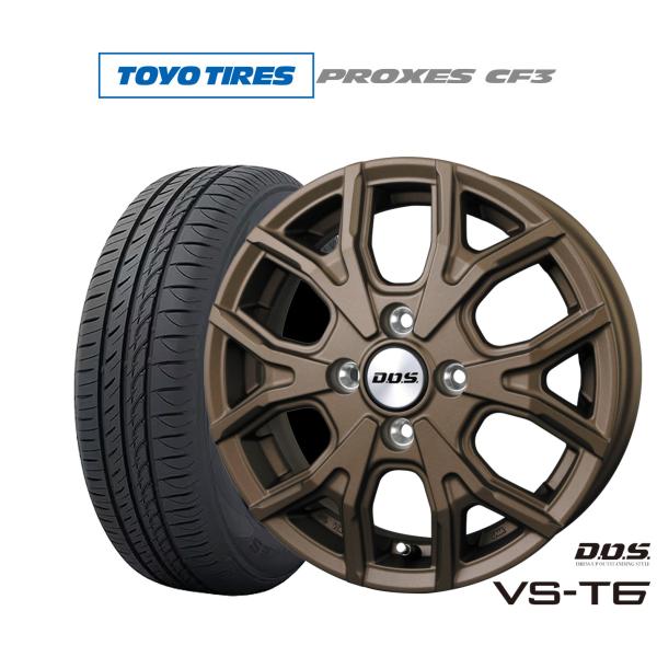 サマータイヤ ホイール4本セット BADX D,O,S(DOS) VS-T6 トーヨータイヤ プロク...