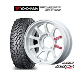 サマータイヤ ホイール4本セット レイズ A・LAP エーラップ-ジェイ PRO ヨコハマ GEOLANDAR ジオランダー M/T (G003) 205/80R16｜carport-maluzen