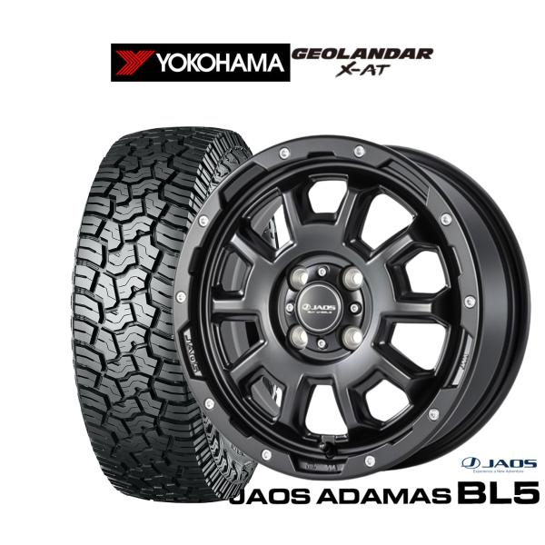 オフロードタイヤ ホイール4本セット JAOS ジャオス アダマス BL5 ヨコハマ GEOLAND...