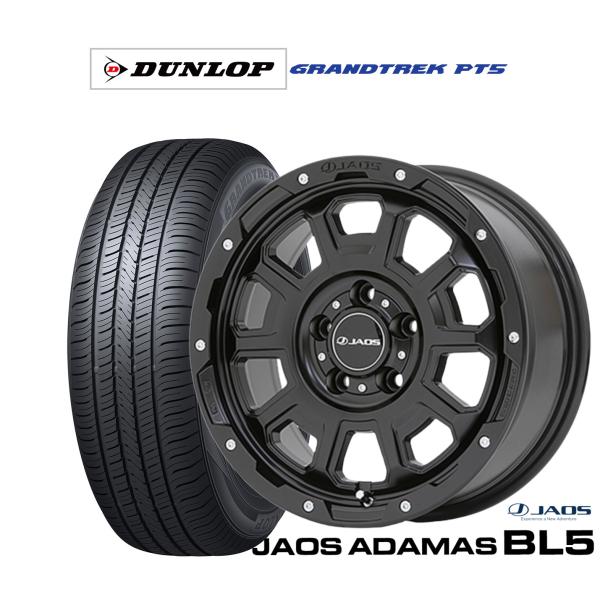 サマータイヤ ホイール4本セット JAOS ジャオス アダマス BL5 ダンロップ GRANDTRE...