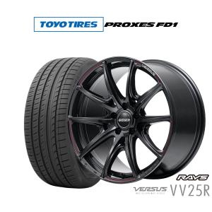 サマータイヤ ホイール4本セット レイズ ベルサス VV25R トーヨータイヤ プロクセス PROXES FD1  225/40R19｜carport-maluzen