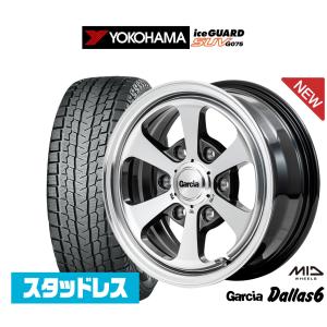 スタッドレスタイヤ ホイール4本セット MID ガルシア ダラス6 ヨコハマ アイスガード SUV (G075) 195/80R15｜carport-maluzen