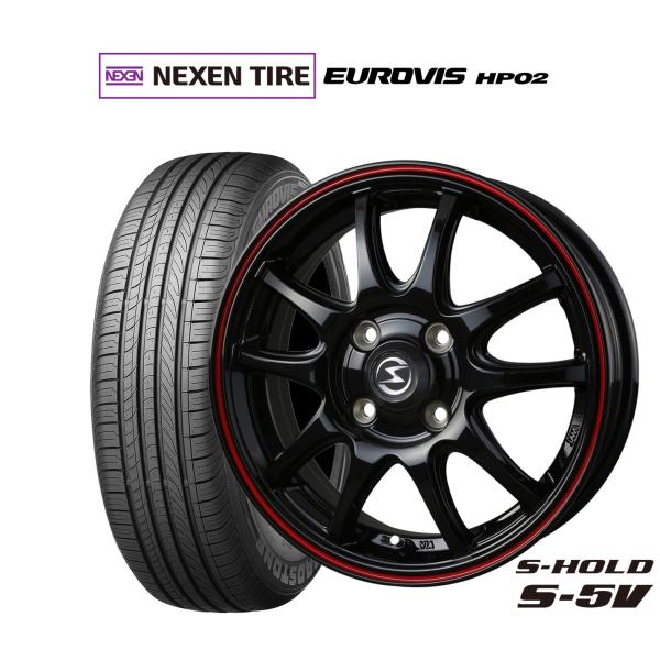 サマータイヤ ホイール4本セット BADX エスホールド S-5V NEXEN ネクセン ロードスト...