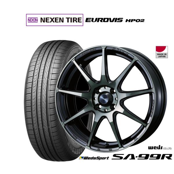 サマータイヤ ホイール4本セット ウェッズ ウェッズスポーツ SA-99R NEXEN ネクセン ロ...