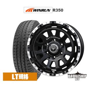 サマータイヤ ホイール4本セット BADX ロクサーニ バトルシップ NEO(ネオ) WINRUN ウインラン R350 (LT用) 215/65R16｜carport-maluzen