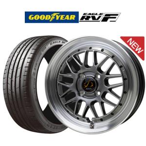 サマータイヤ ホイール4本セット ホットスタッフ シュティッヒ メッシュ RM グッドイヤー イーグル RV-F(RVF) 165/60R15｜carport-maluzen