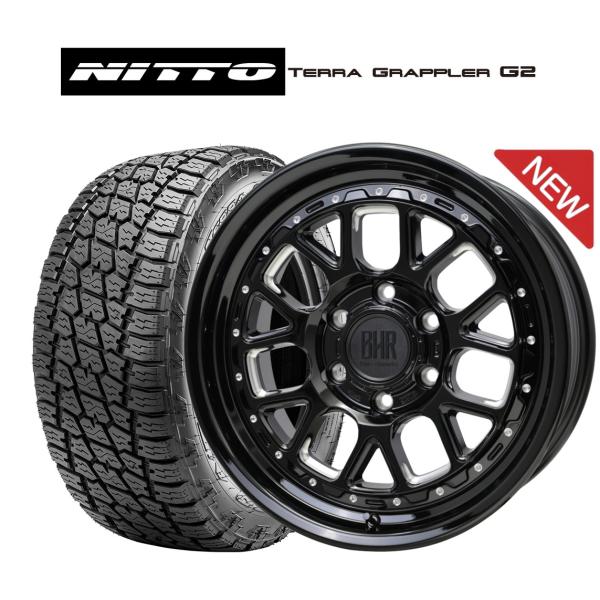 サマータイヤ ホイール4本セット ホットスタッフ バークレイハードロック ヒューロン NITTO T...