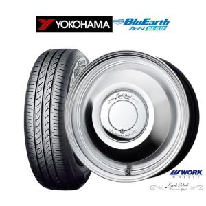 サマータイヤ ホイール4本セット ワーク レッドスレッド ヨコハマ BluEarth ブルーアース (AE-01F) 165/70R14｜carport-maluzen